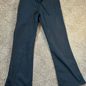 Black Scrub Drawstring Pants